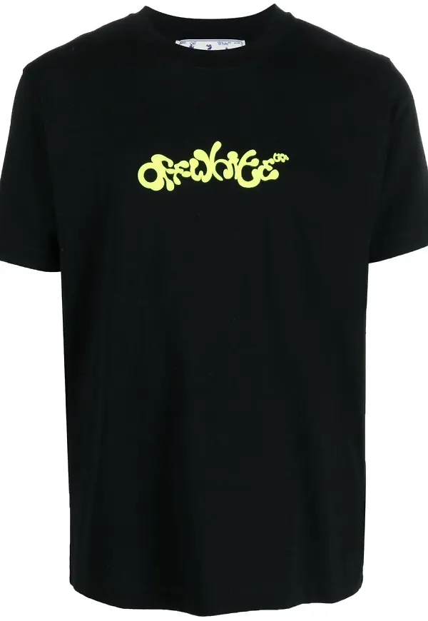 Off-White Opposite Arrows t-shirt - BLACK LIME