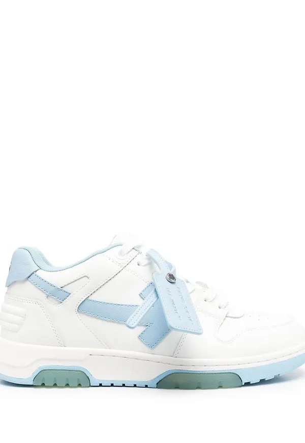 Off-White Out of Office lädersneakers - Vit