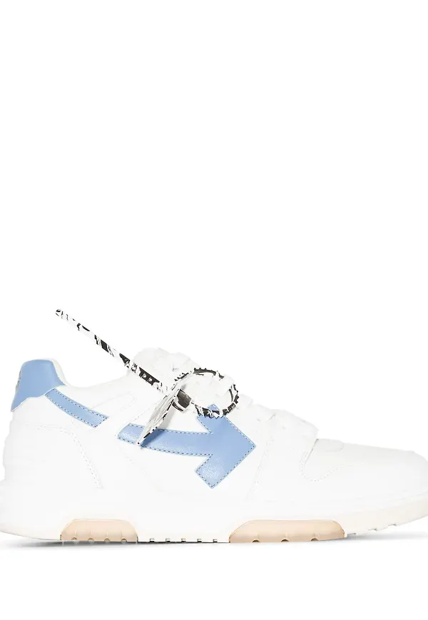 Off-White Out Of Office lädersneakers - Vit