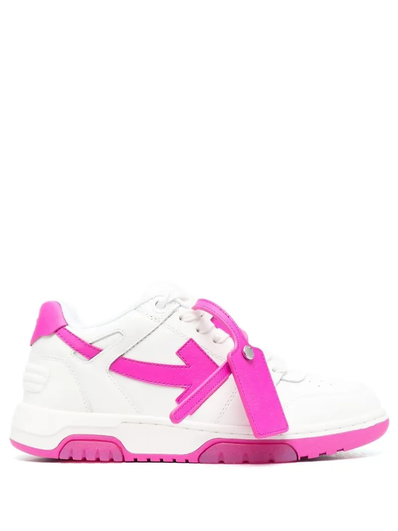 Off-White Out of Office sneakers med panel - Vit