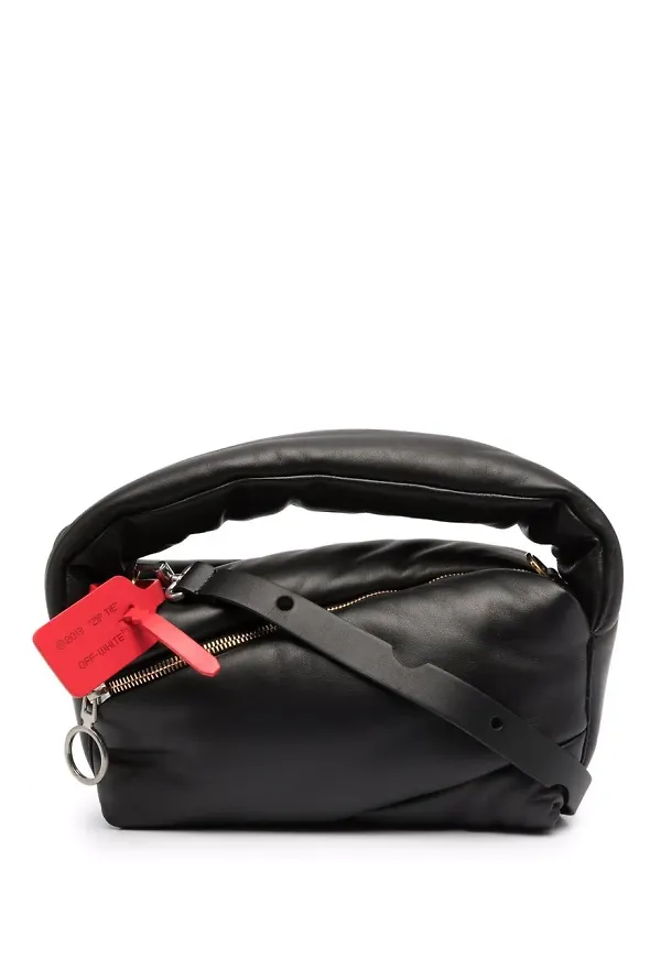Off-White pouch med axelrem - Svart