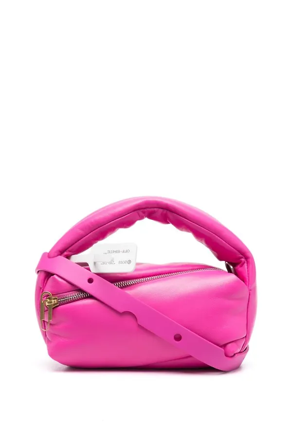 Off-White Pump vadderad totebag - Rosa
