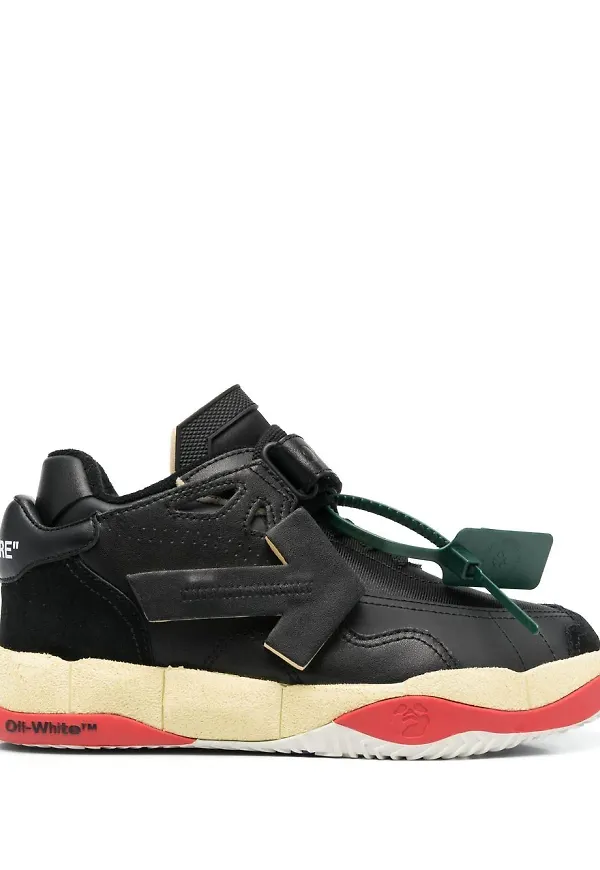 Off-White Puzzle Couture sneakers med panel - Svart
