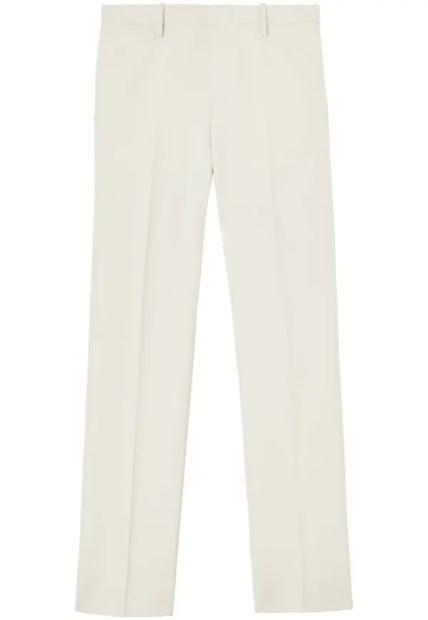 Off-White raka finbyxor - Vit