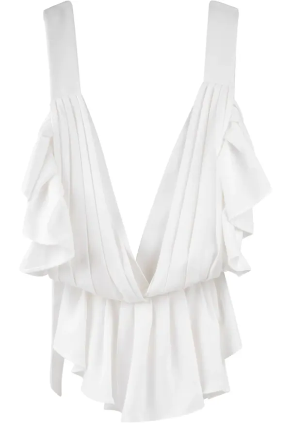 Off-White Romantic topp - Vit