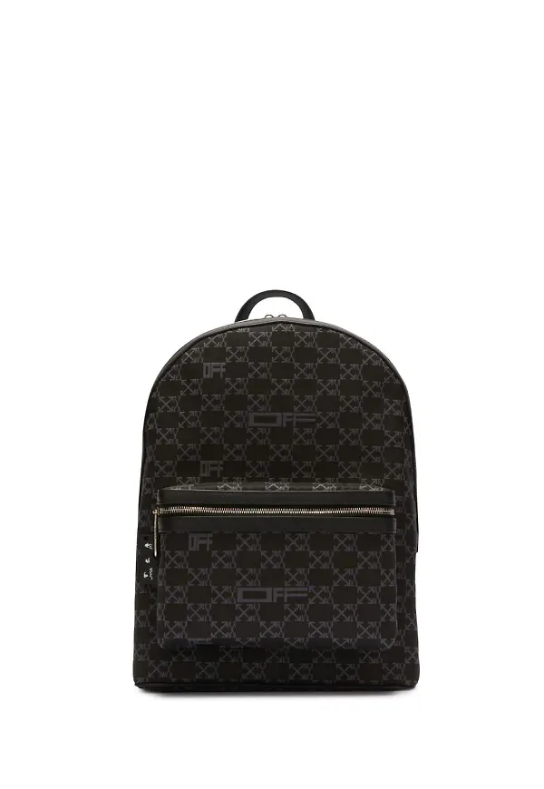 Off-White ryggsäck med monogram - Svart