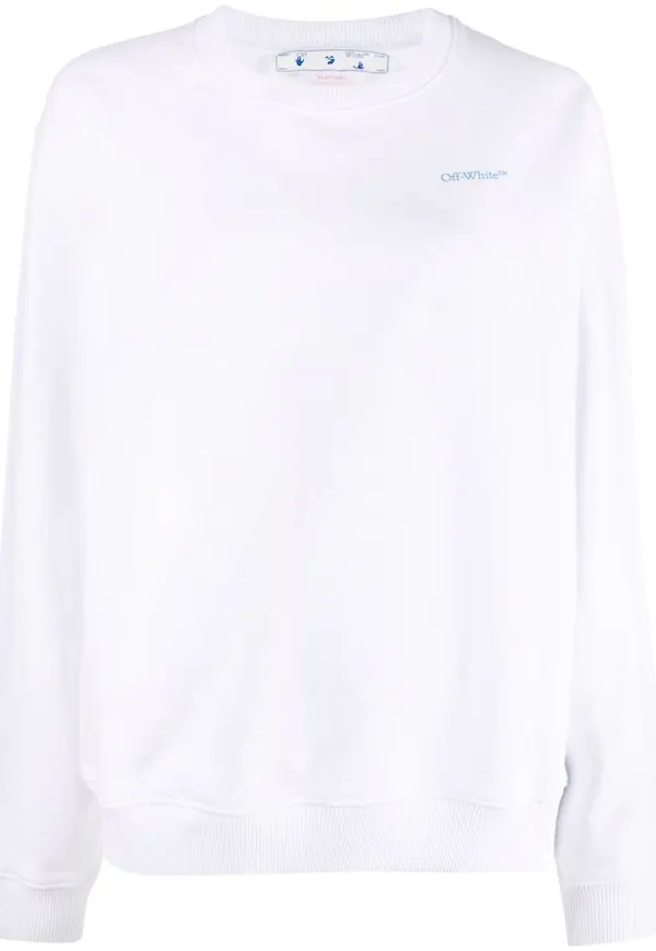 Off-White Signature Arrows sweatshirt - Vit