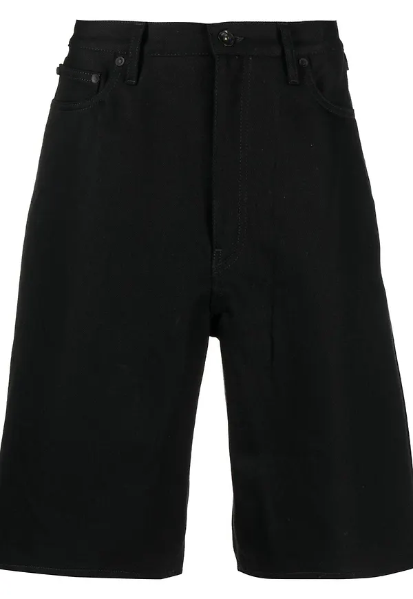 Off-White Single Arrow jeansshorts - Svart