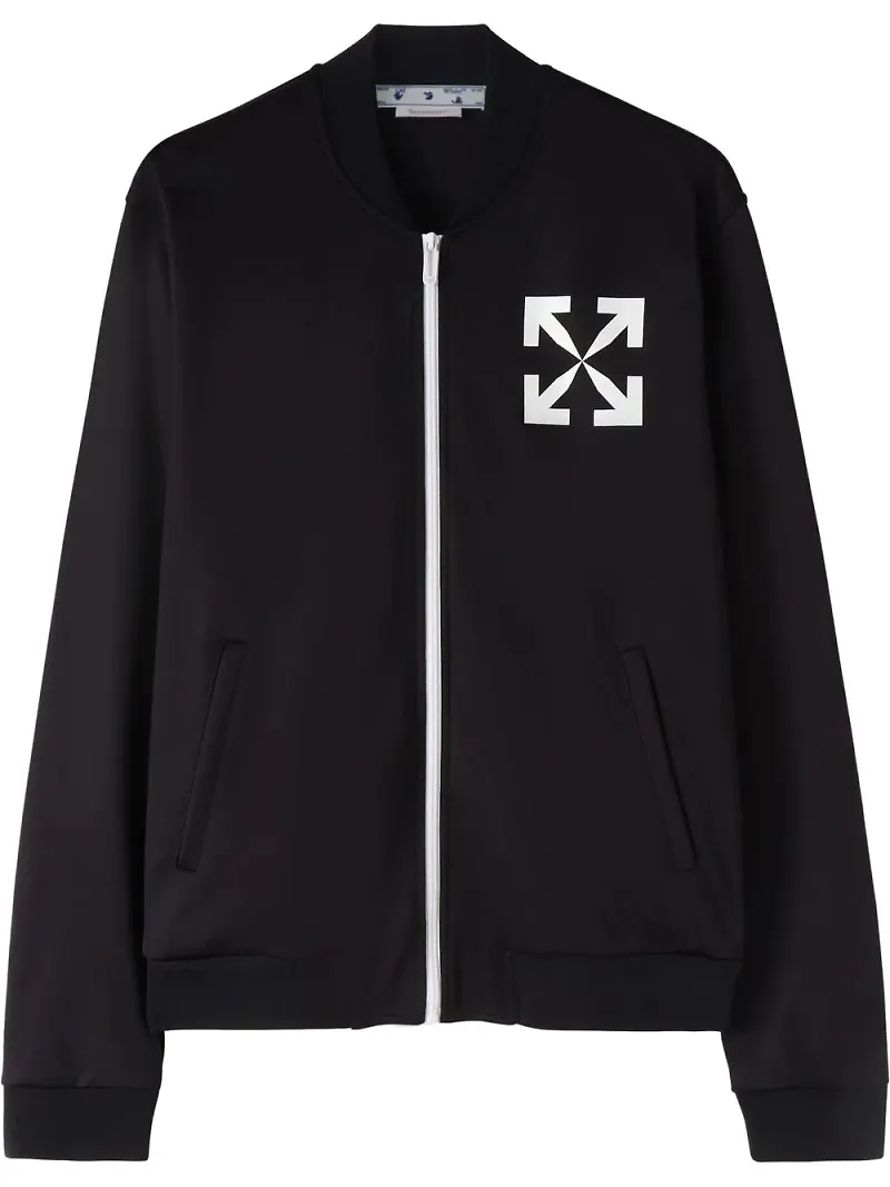 Off-White Single Arrow träningsjacka - Svart