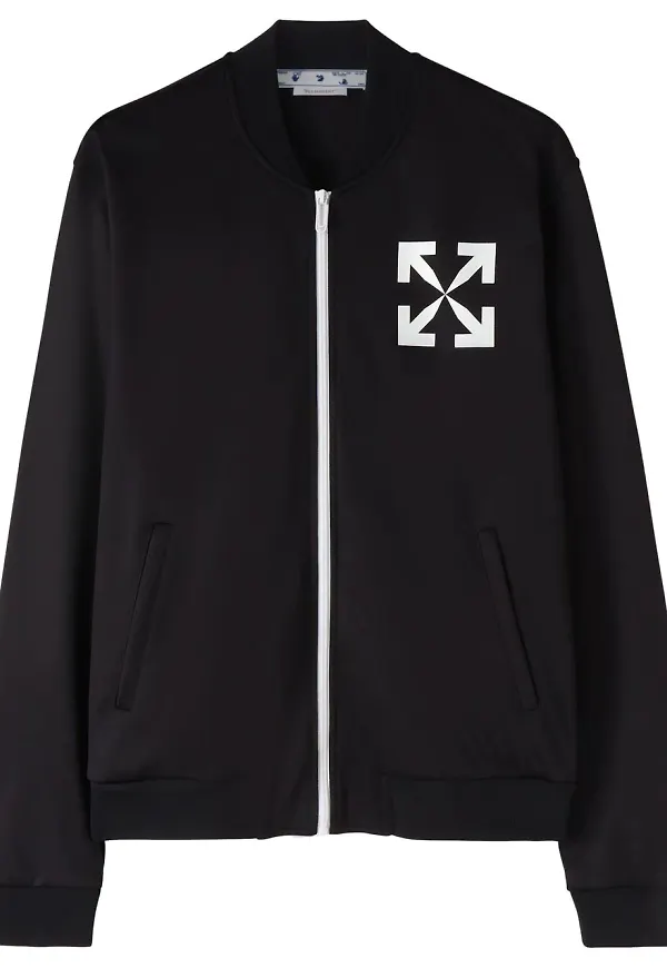 Off-White Single Arrow träningsjacka - Svart