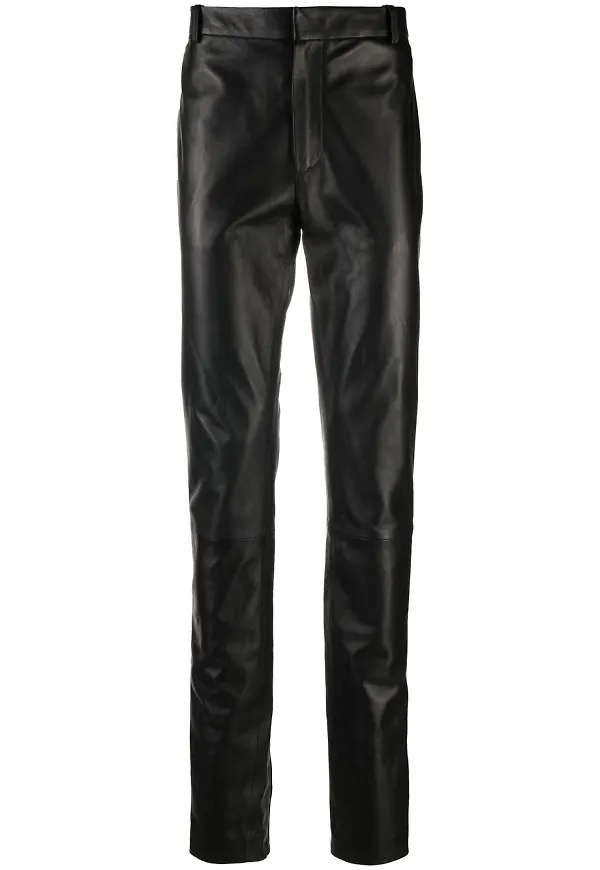 Off-White skinnbyxor med smal passform - Svart