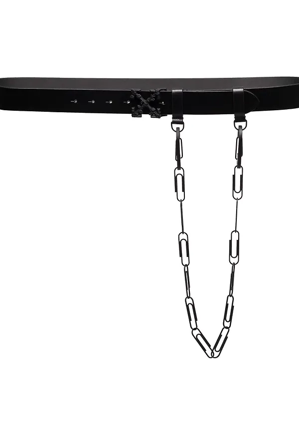 Off-White skärp med pappersgem - Svart