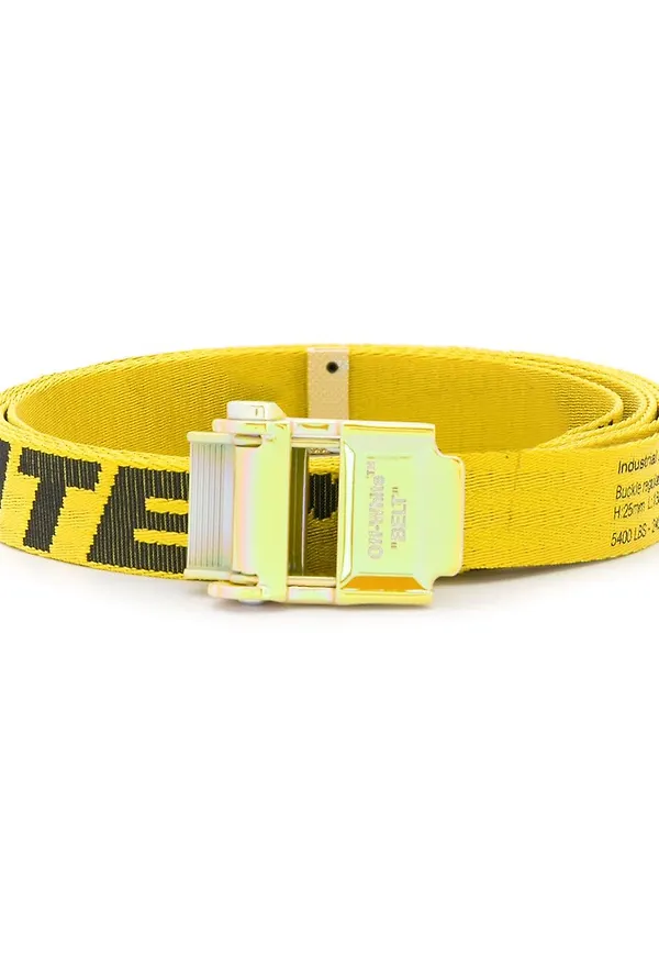 Off-White skärp med spänne - Gul