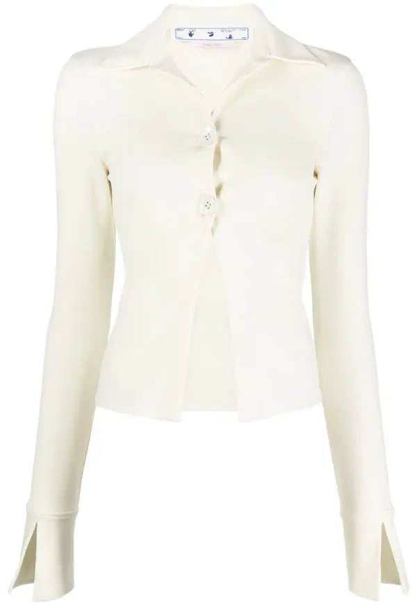 Off-White Sleek långärmad skjorta - Neutral