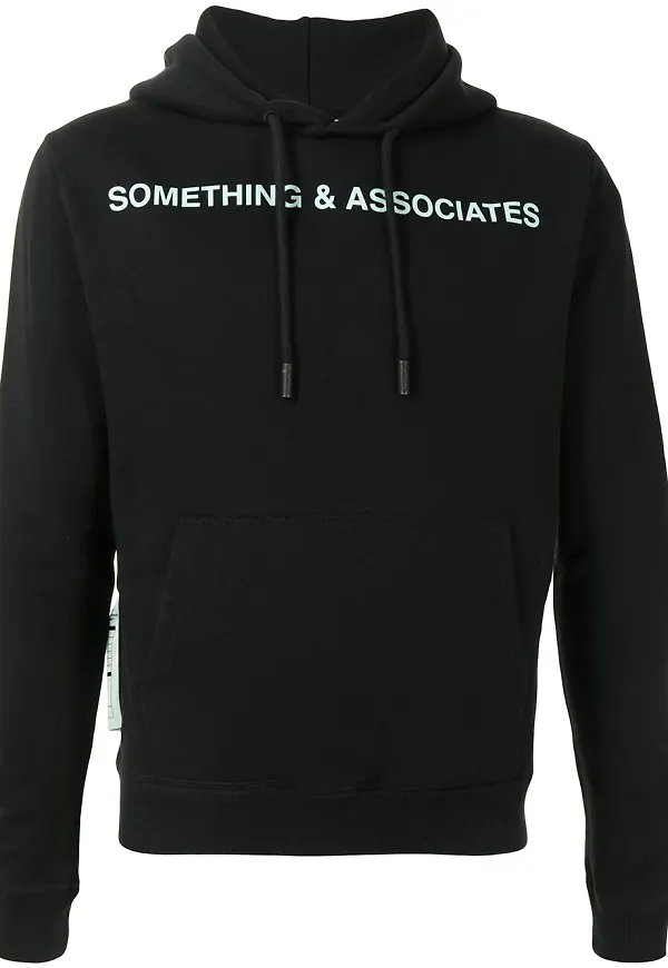 Off-White Something & Associates hoodie - Svart