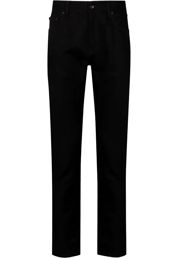 Off-White straight-jeans med ränder - Svart