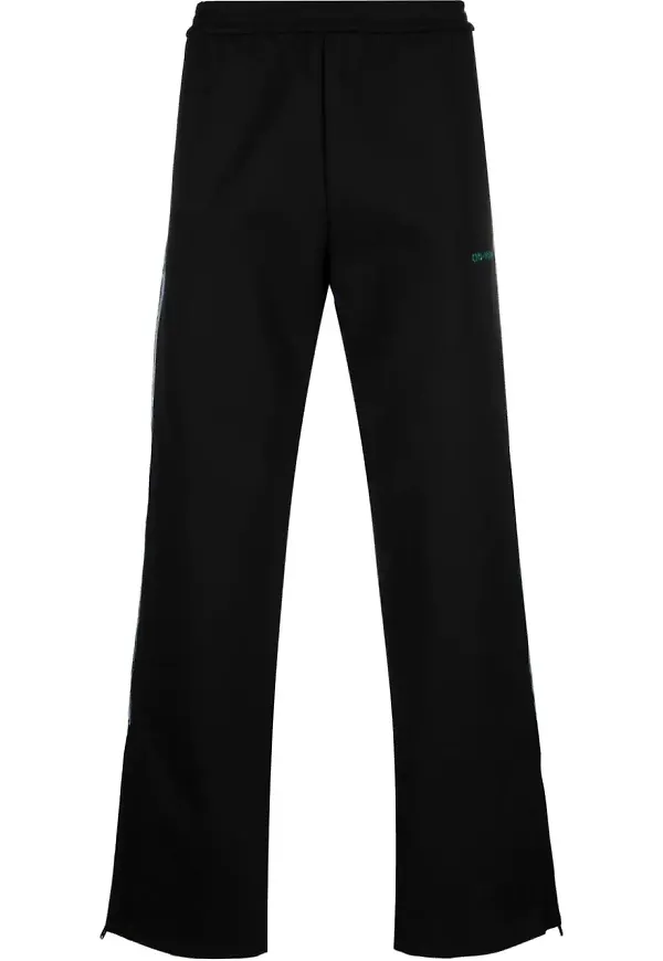 Off-White sweatpants med banddetalj - Svart
