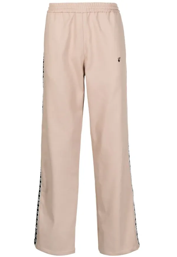 Off-White sweatpants med monogram - Brun