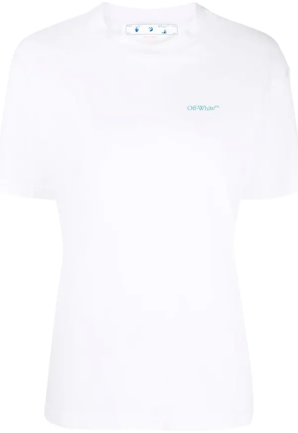 Off-White t-shirt med Arrows-tryck - Vit