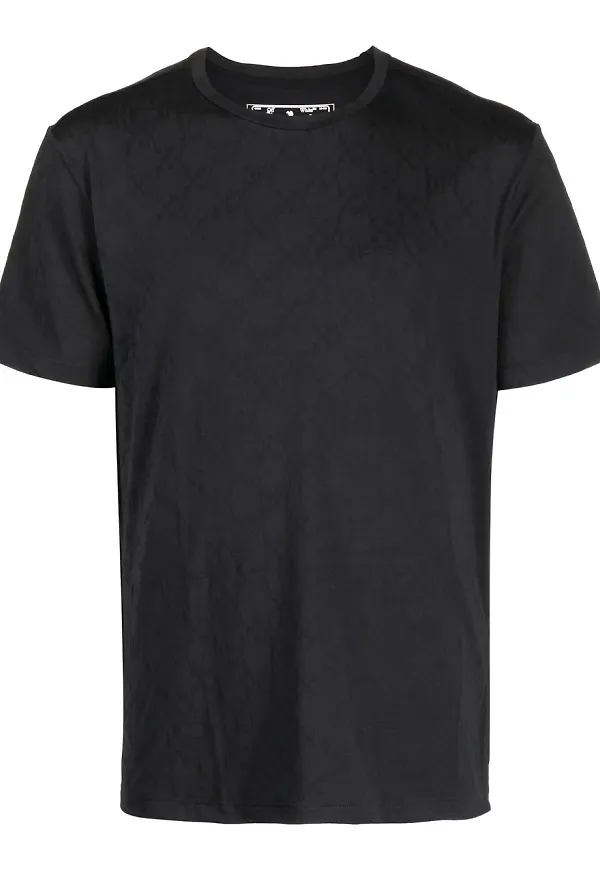 Off-White t-shirt med monogram - Svart