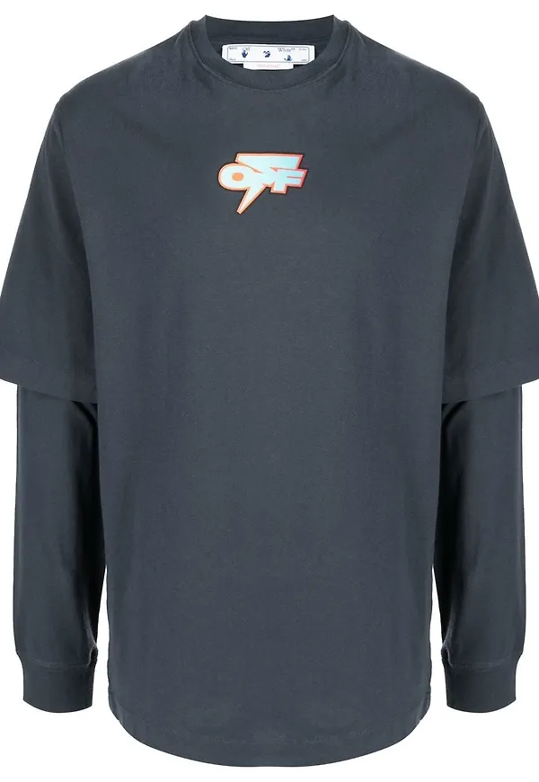 Off-White Thund Skate skiktad t-shirt - Blå