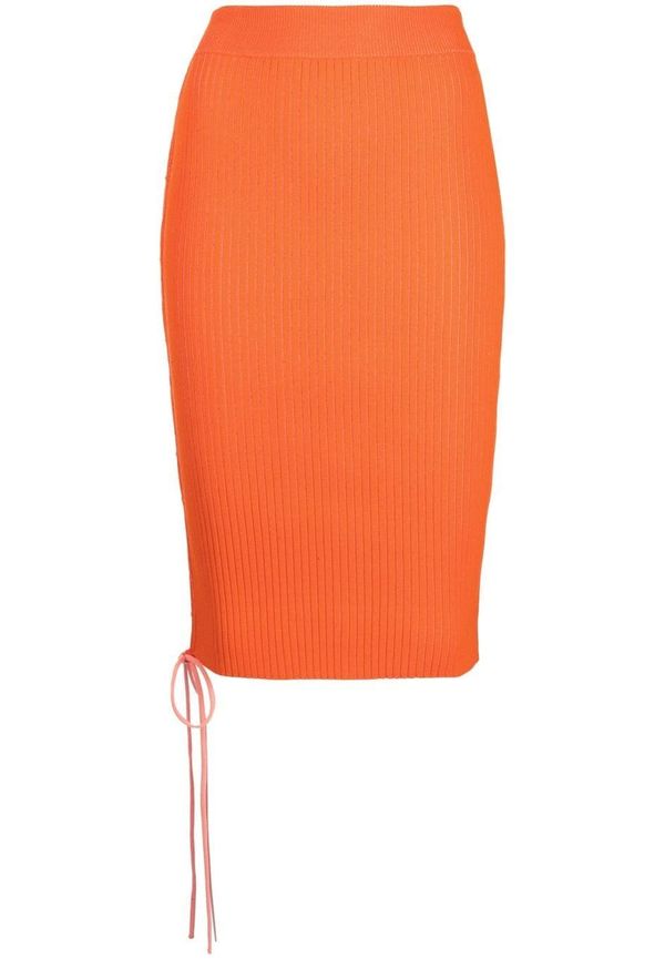 Off-White Vanise kjol med snörning - Orange