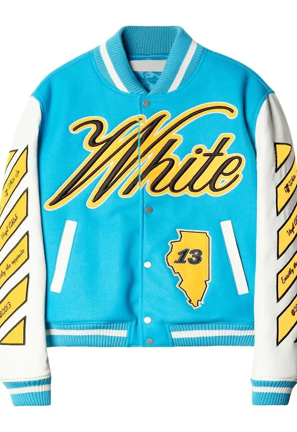 Off-White Vars World skinnjacka - Blå