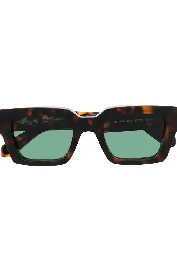 Off-White Virgil fyrkantiga solglasögon - Brun