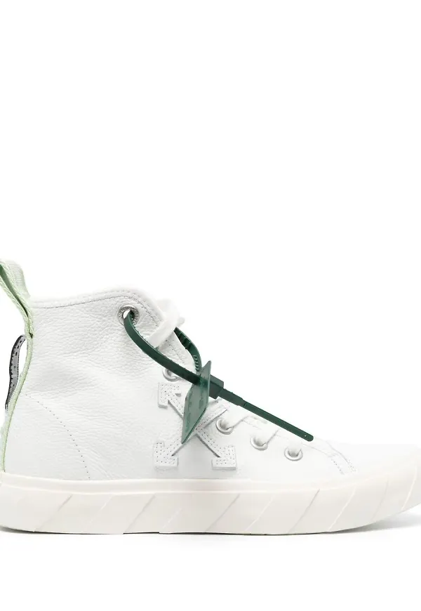 Off-White Vulcanised höga sneakers - White White