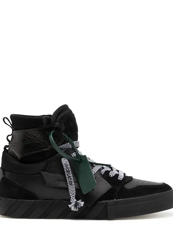 Off-White Vulcanized höga sneakers - Svart