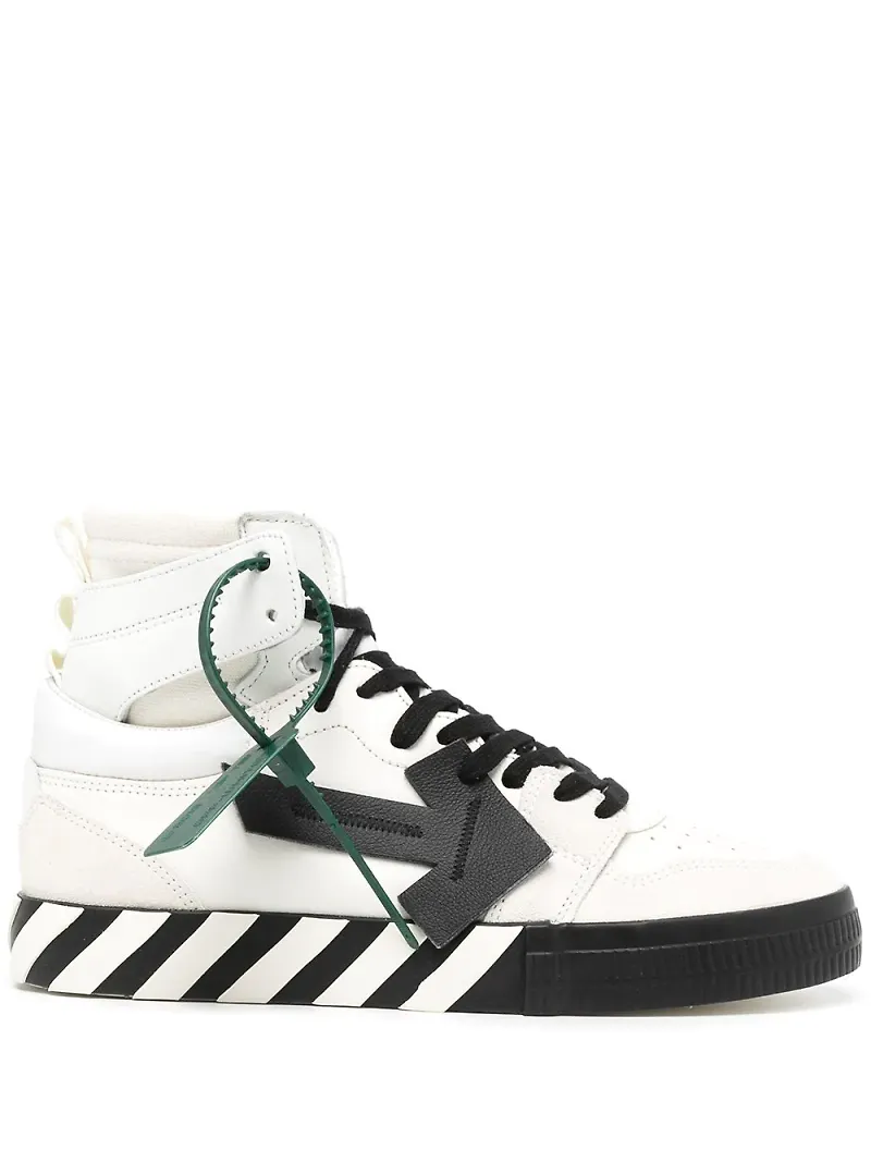 Off-White Vulcanized höga sneakers - Vit