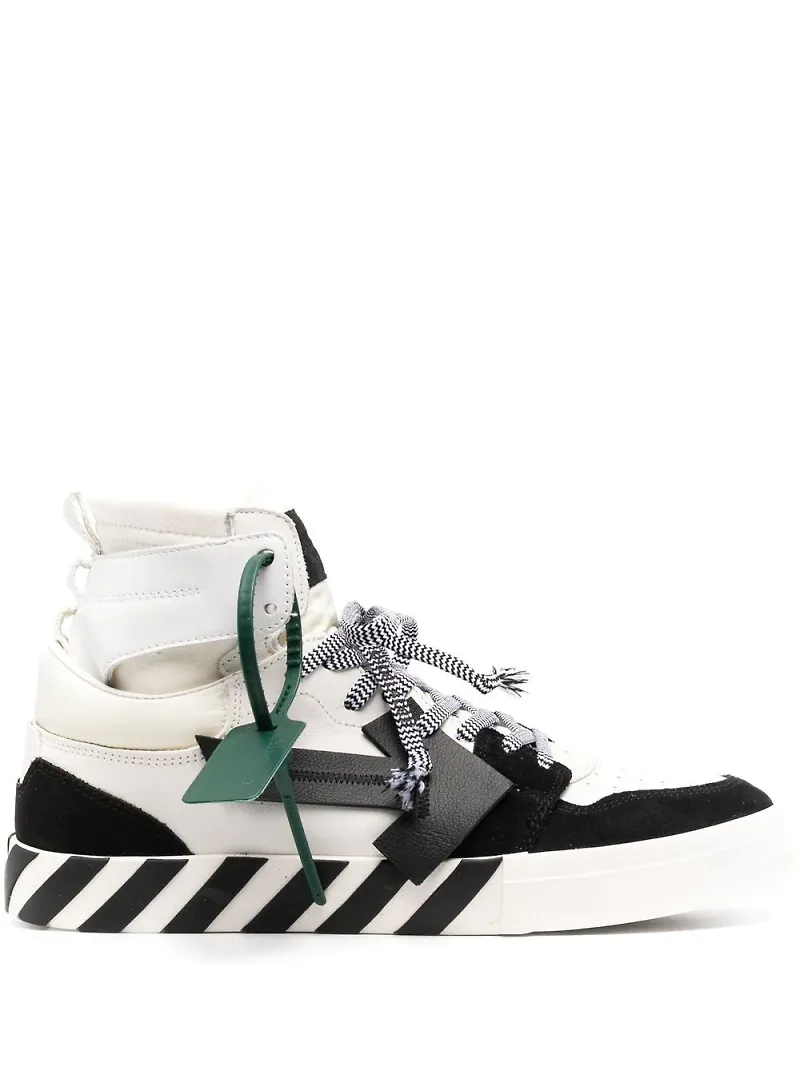 Off-White Vulcanized höga sneakers - Vit