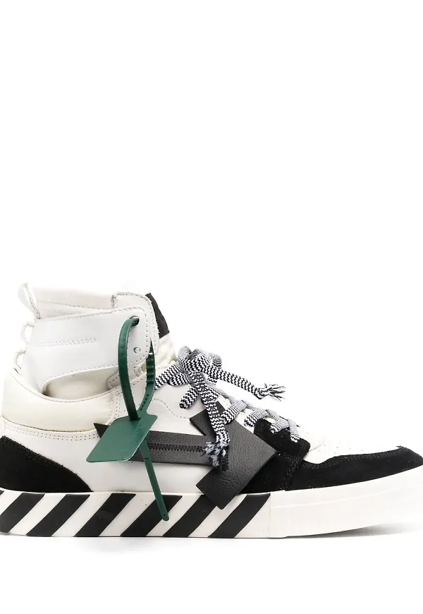 Off-White Vulcanized höga sneakers - Vit