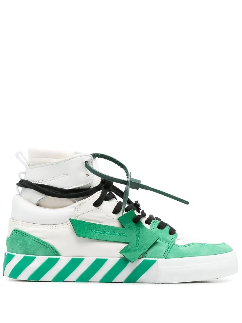 Off-White Vulcanized höga sneakers - Vit