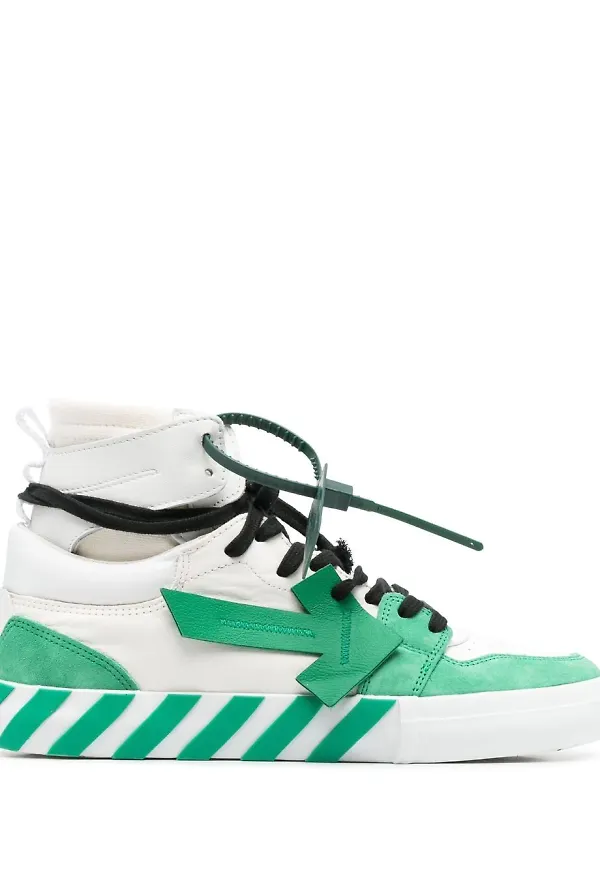 Off-White Vulcanized höga sneakers - Vit