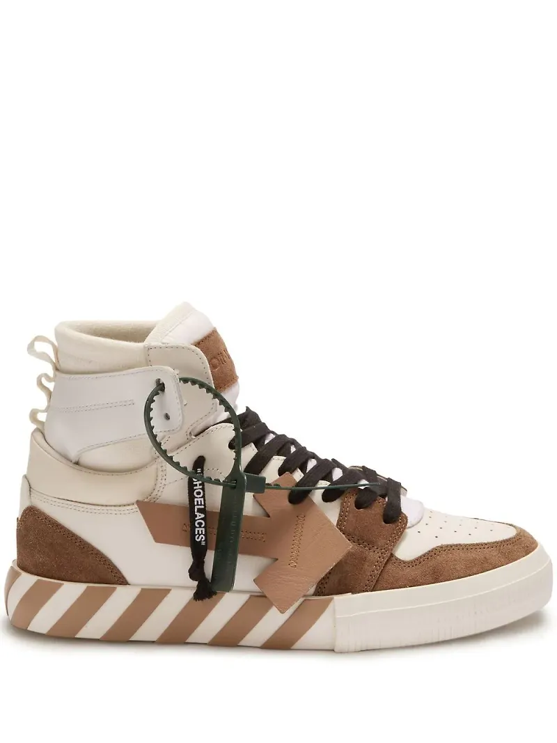 Off-White Vulcanized höga sneakers - Vit