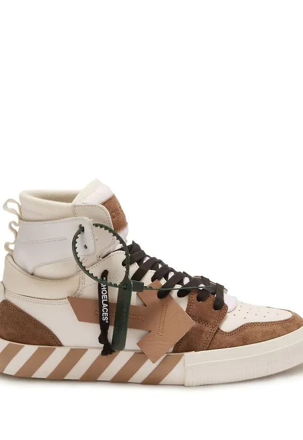 Off-White Vulcanized höga sneakers - Vit