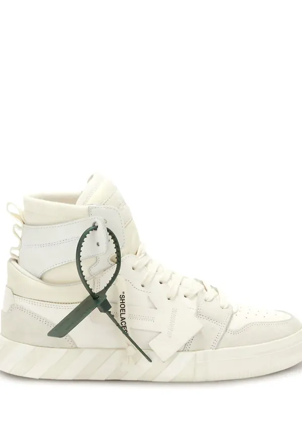 Off-White Vulcanized höga sneakers - Vit