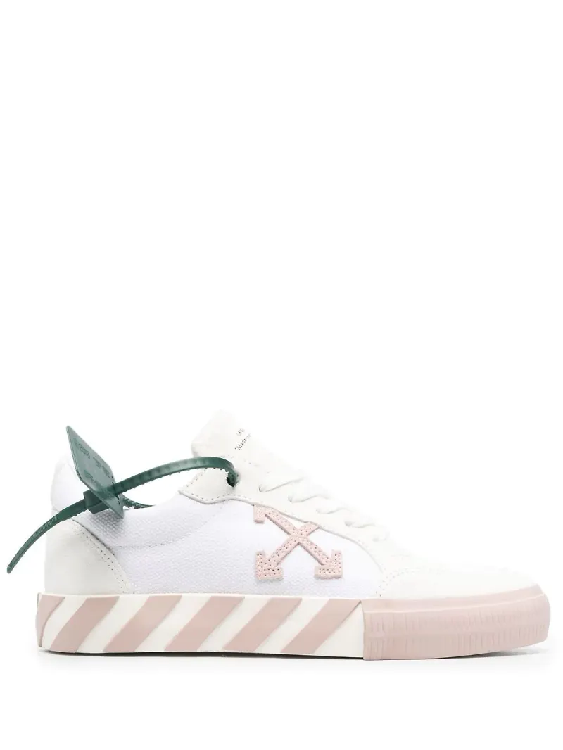 Off-White Vulcanized låga sneakers - White Pink
