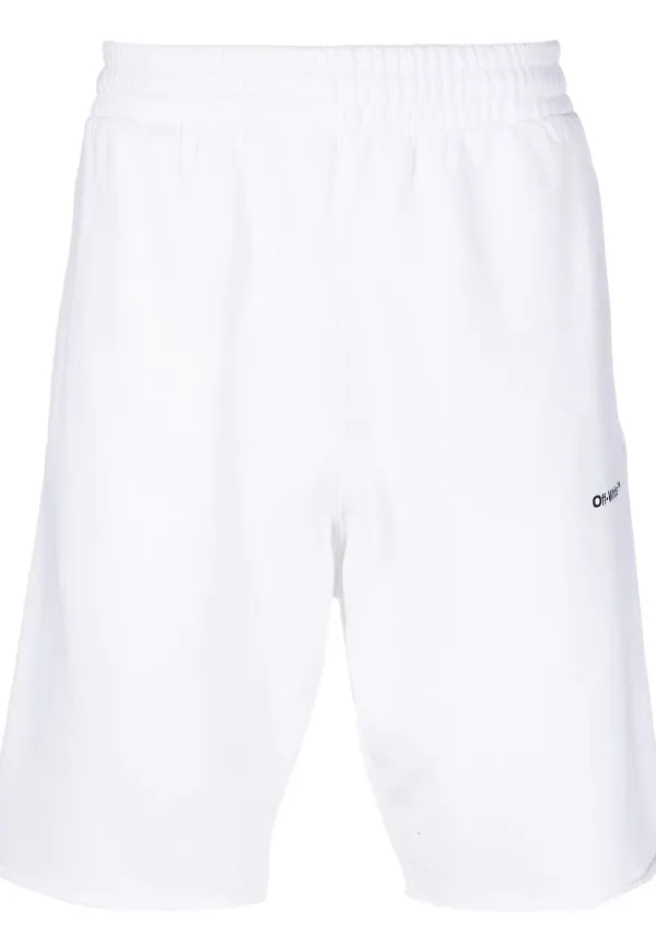 Off-White Wave träningsshorts - Vit
