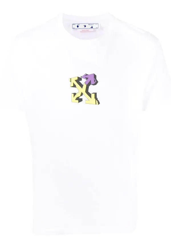 Off-White Wizard t-shirt med tryck - Vit