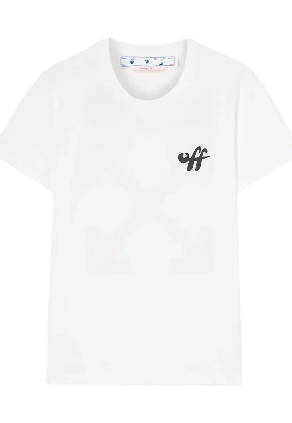 Off-White Zebra Arrow t-shirt - Vit
