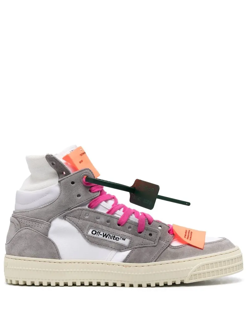 Off-White Zip-Tie sneakers med snörning - Vit