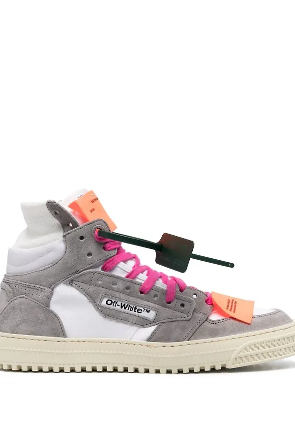 Off-White Zip-Tie sneakers med snörning - Vit