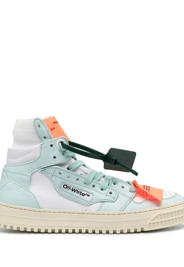 Off-White Zip-Tie sneakers med snörning - Vit