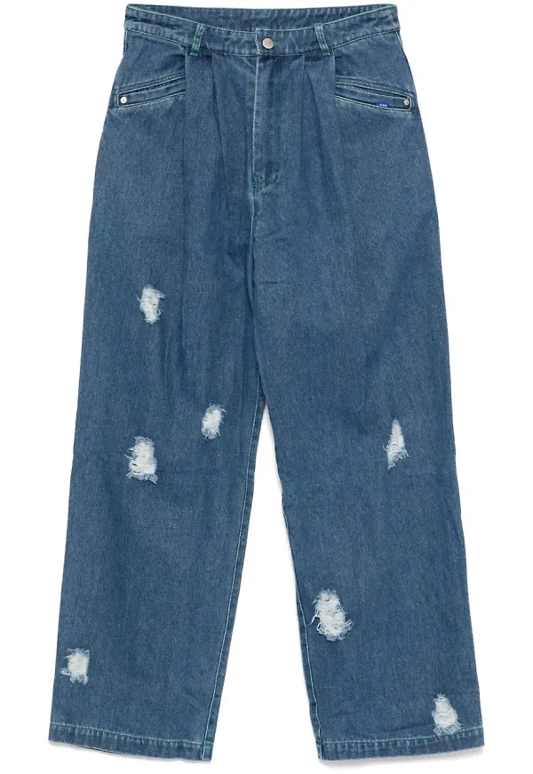 Off Duty Llot jeans med slitning - Blå