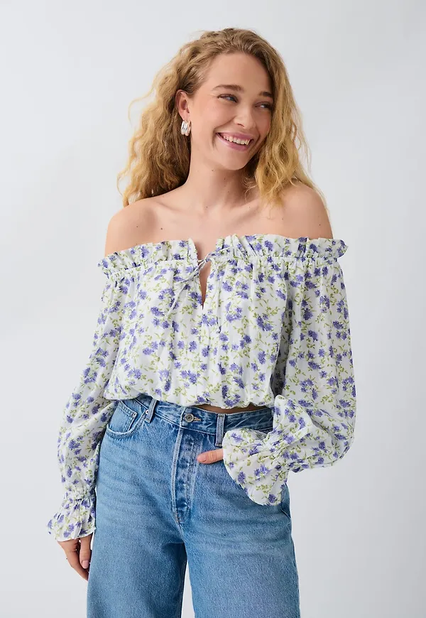 Off shoulder blouse