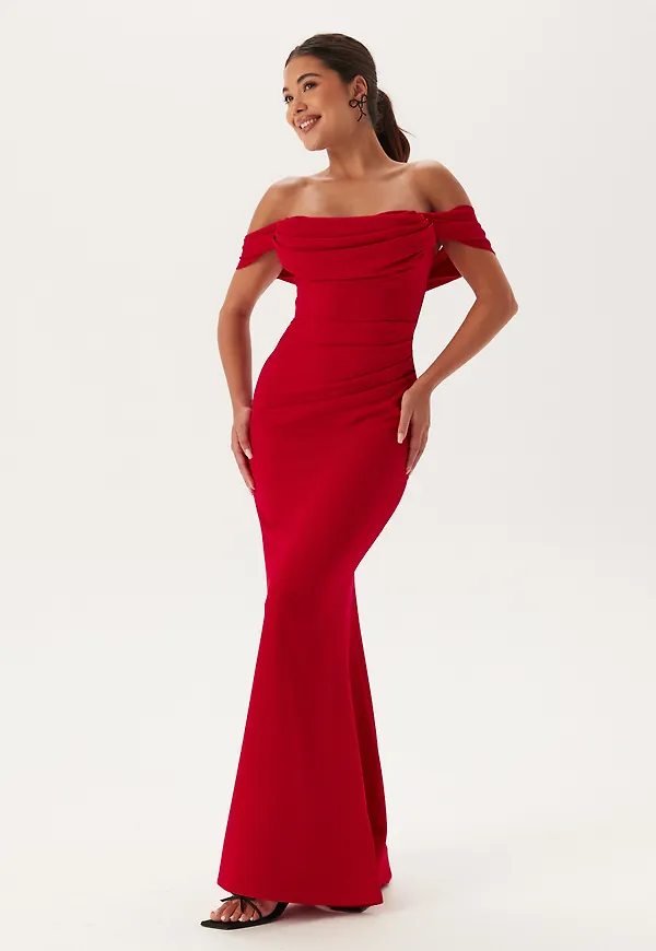 Off Shoulder Maxi Dress