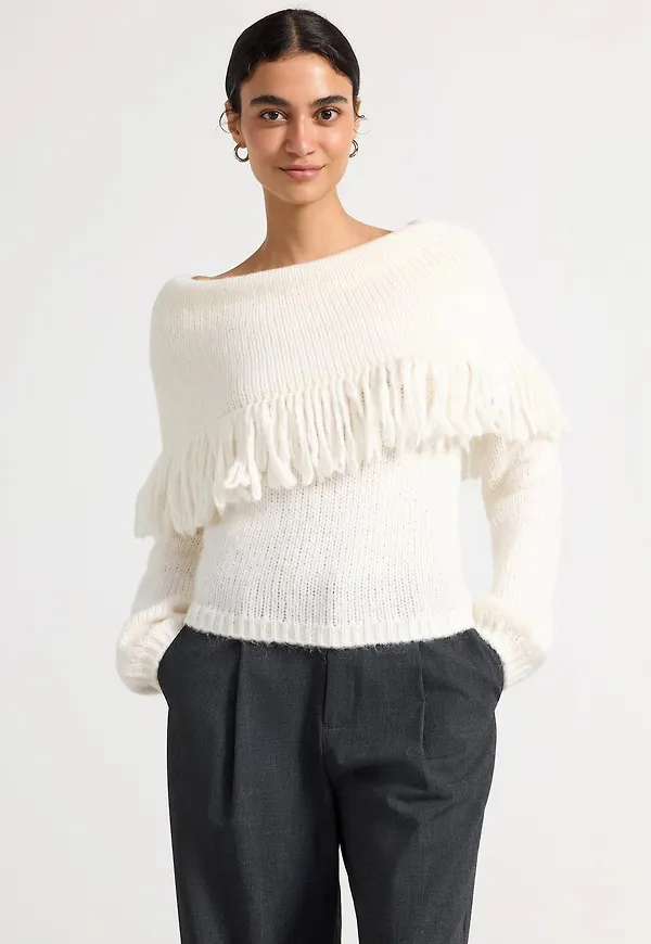 Off shoulder tröja