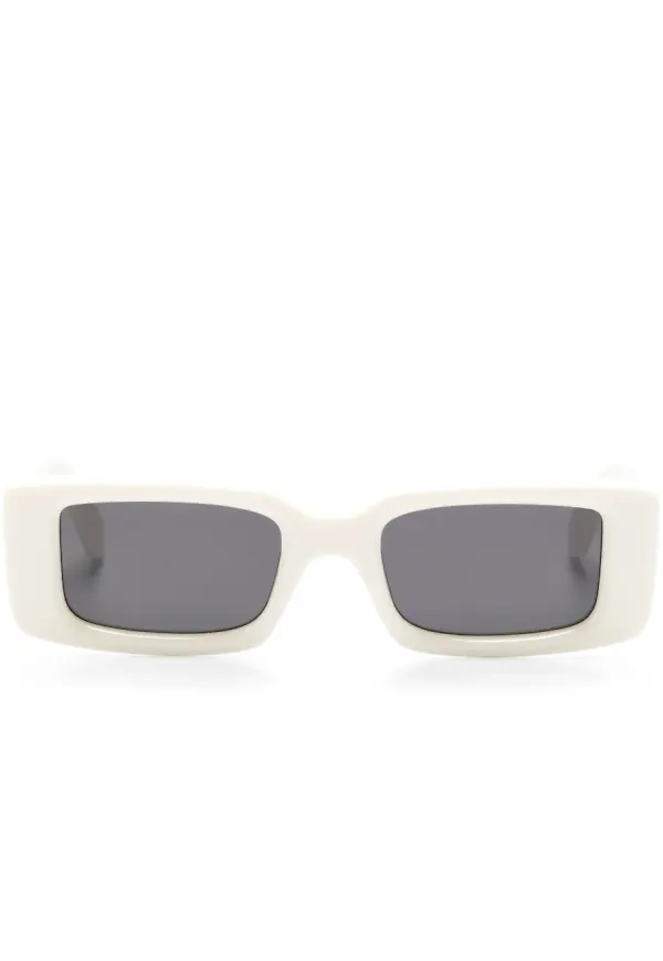 Off-White Eyewear Arthur rektangulära solglasögon - Vit